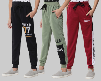 Trendy World Track Pant For Boys(Multicolor, Pack of 3)