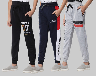 Trendy World Track Pant For Boys(Multicolor, Pack of 3)