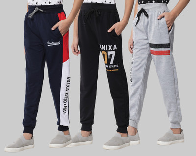 Trendy World Track Pant For Boys(Multicolor, Pack of 3)