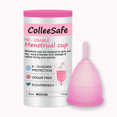 ColleeSafe Medium Reusable Menstrual Cup(Pack of 1)