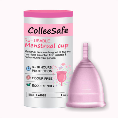 ColleeSafe Large Reusable Menstrual Cup(Pack of 1)