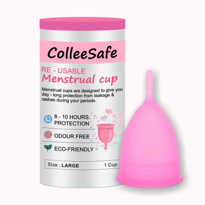 ColleeSafe Large Reusable Menstrual Cup(Pack of 1)