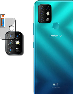 QZXCEON Back Camera Lens Glass Protector for Infinix Hot 10(Pack of: 1)