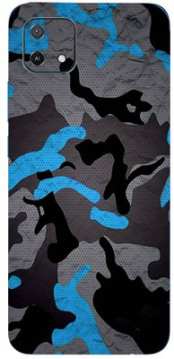 AsSkin Oppo A16e, oppo a16 e Mobile Skin(Ultra SuperMILITYARY BLUE CAMOUFALGE Skin With High Matte Finish..)