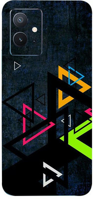 AsSkin Vivo iqooZ6 5g Mobile Skin(Ultra Super Color Tringles With High Gloss Finish).)
