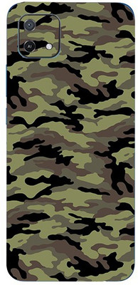 AsSkin Oppo A16e Mobile Skin(Ultra Super MILITARY GREEN CAMOUFALGE Skin With High Gloss Finish).)
