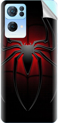 tiddler Oppo Reno7 Pro 5G Mobile Skin(Black, Red)