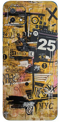 AsSkin Oppo A16e, oppo a16 e Mobile Skin(Ultra Super MULTICOLOR GRAFFITI Skin With High Matte Finish..)