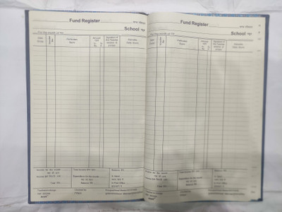 R K SALES School Funds Register R K School Funds Register 50 Pages, Pack of 1 1-Part Record keeping Book(1 Sets)