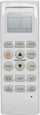 LipiWorld 36 (I Feel)AC Remote Control Compatible for  Intex AC Remote Controller(White/Grey)