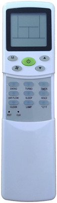 LipiWorld 162 AC Remote Control Compatible for  Reconnect AC Remote Controller(Grey)
