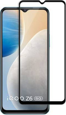 EITANSHA CREATION Edge To Edge Tempered Glass for IQOO Z6 5G, iQOO Z6 (5G)(Pack of 1)