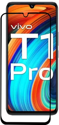 ISAAK Edge To Edge Tempered Glass for Vivo T1 Pro 5G Edge to Edge, Full Glue, 11D Tempered Glass(Pack of 1)