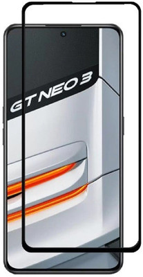 ISAAK Edge To Edge Tempered Glass for Realme GT Neo3 5G Edge to Edge, Full Glue, 11D Tempered Glass(Pack of 1)