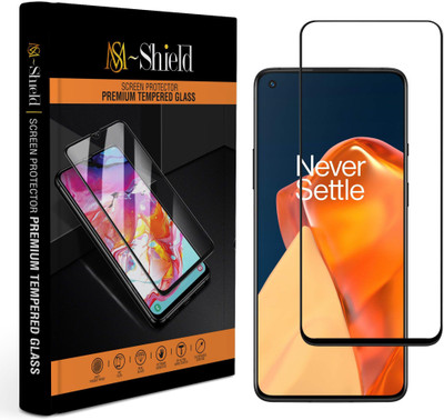 MS-Shield Edge To Edge Tempered Glass for OnePlus 9R 5G(Pack of 1)