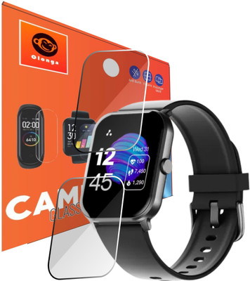 Olonga Screen Guard for Ambrane Wise Eon Smartwatch(Pack of 2)