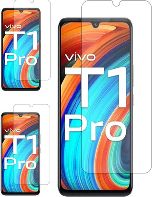 ISAAK Tempered Glass Guard for Vivo T1 Pro 5G(Pack of 3)