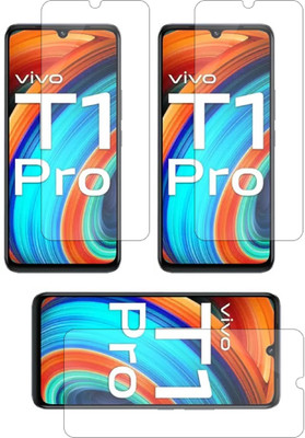 ISAAK Tempered Glass Guard for Vivo T1 Pro 5G(Pack of 3)