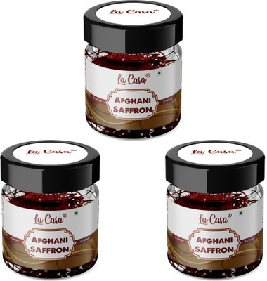 La Casa Afghani Saffron |Combo of 3 | Original Kesar | 0.25gx3(3 x 0.25)