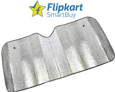 Flipkart SmartBuy Rear Window, Dashboard Sun Shade For Universal For Car Universal For Car(Silver)