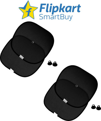 Flipkart SmartBuy Side Window Sun Shade For Universal For Car Universal For Car(Black)