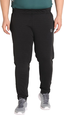 CHKOKKO Solid Men Black Track Pants