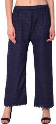 FC First Choice Regular Fit Women Dark Blue Trousers