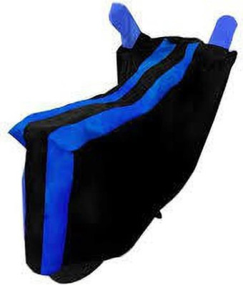 MJD Two Wheeler Cover for Lohia(Blue, Black)