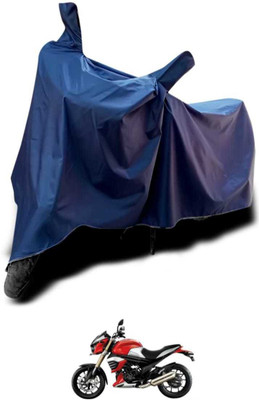 Mdstar Waterproof Two Wheeler Cover for Mahindra(Blue)