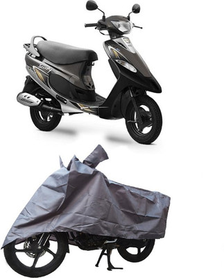 APB estore Two Wheeler Cover for TVS(Pep Plus, Grey)