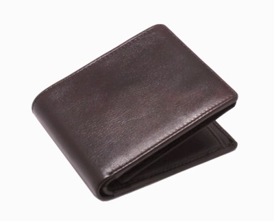 GH Men Formal, Trendy Brown Genuine Leather Money Clip(10 Card Slots)