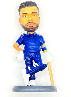 AweStuffs Rohit Sharma Car Decoration Bobblehead Action Figure(Blue)