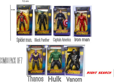 RIGHT SEARCH Action Super Hero Set Combo Pack(Multicolor)