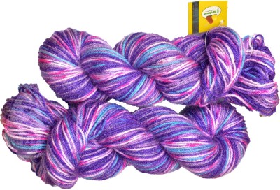 KNIT KING Vardhman Fashionist K_K Purple Lily (400 gm) Wool Hank Hand wool ART - BFG