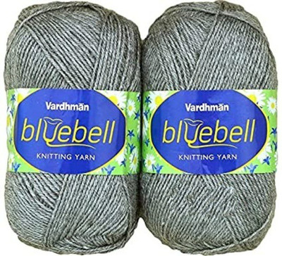 KYSS Vardhman Bluebell Wool Hand Knitting Wool/Art Craft Yarn, Shade No-12, 300 GM