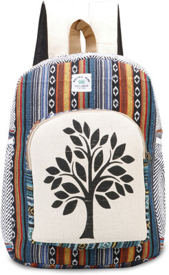 Shanvi Handicrafts New Himalayan Hemp Laptop Bag Backpack/School & Traveler Bag 5 L Backpack(Multicolor)
