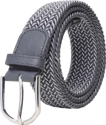 LOOPA Men & Women Casual Grey Nylon Belt
