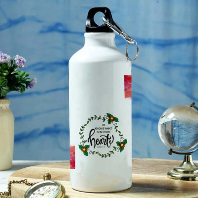 MODEST CITY 600 ml Aluminium Sipper(Pack of 1, White, Multicolor)