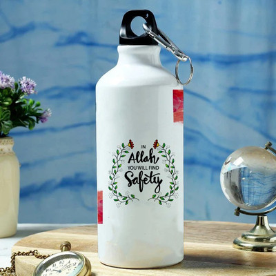 MODEST CITY 600 ml Aluminium Sipper(Pack of 1, White, Multicolor)