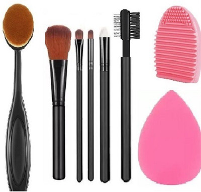 GFSU Super Soft Makeup Brushes Foundation Eyebrow Blush concealer Brushes(Pack of 8)