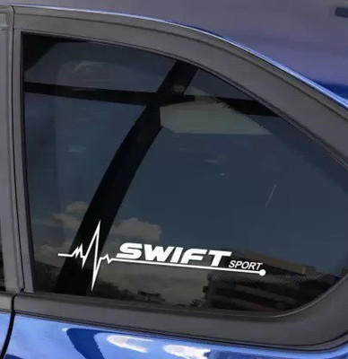 dv graphics Sticker & Decal for Car(White)