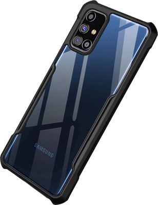 Flipkart SmartBuy Back Cover for Samsung Galaxy M51(Black, Transparent, Shock Proof, Pack of: 1)
