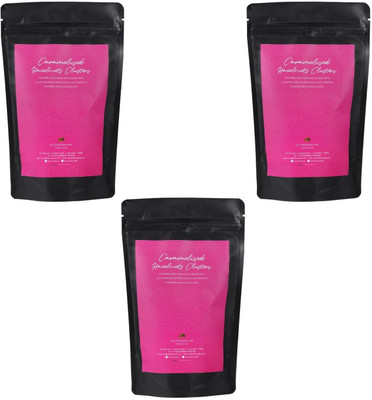 la chocoallure Caramelised Hazelnuts Clusters Crackles(3 x 100 g)