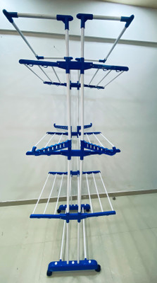 Sukot Steel, Plastic Floor Cloth Dryer Stand S-CDS-JB2MS-3T(3 Tier)