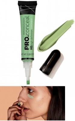 BLUEMERMAID Green Pro Conceal Liquid Natural Finish  Concealer(GREEN, 8 g)