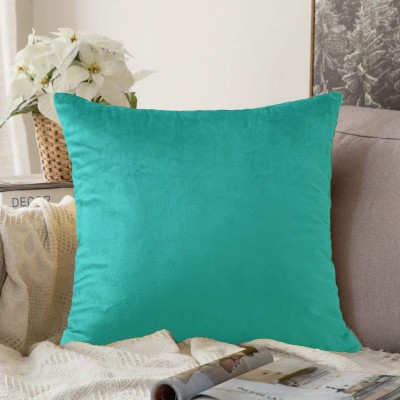 AMITRA Velvet Cushions Cover(Pack of 2, 46 cm*46 cm, Blue)