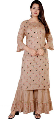 SHREE BDREE Women Kurta Sharara Set