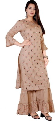 BDREE Women Kurta Sharara Set