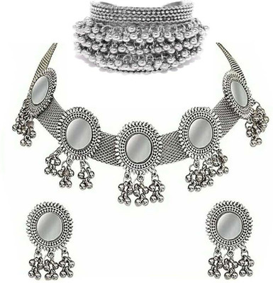 DENICRAAS Sterling Silver Silver Jewellery Set(Pack of 1)