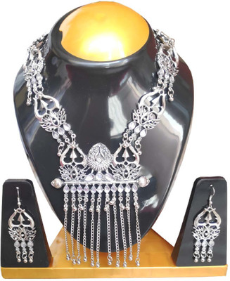 DENICRAAS Alloy Silver Jewellery Set(Pack of 1)